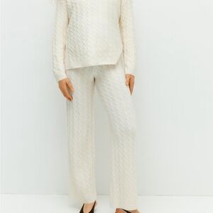 H&M Maternity Cable Knit Sweater and pants